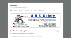 Desktop Screenshot of anssafety.com