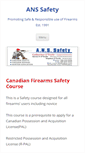 Mobile Screenshot of anssafety.com